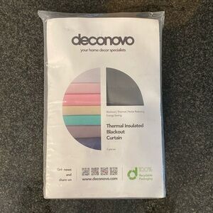 NIB deconovo thermal blackout curtains.